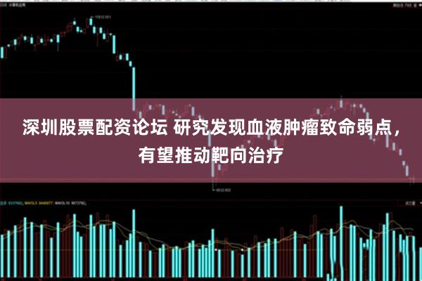 深圳股票配资论坛 研究发现血液肿瘤致命弱点，有望推动靶向治疗